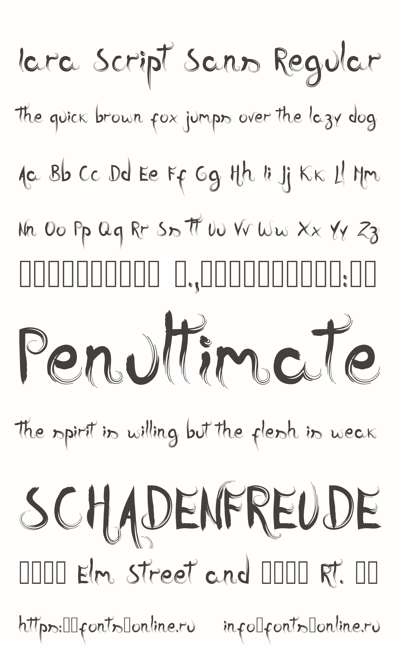 Iara Script Sans Regular Free Font Download